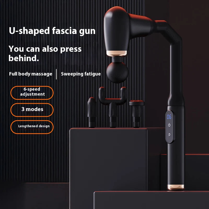 Portable Fascia Massager With Extended Handle