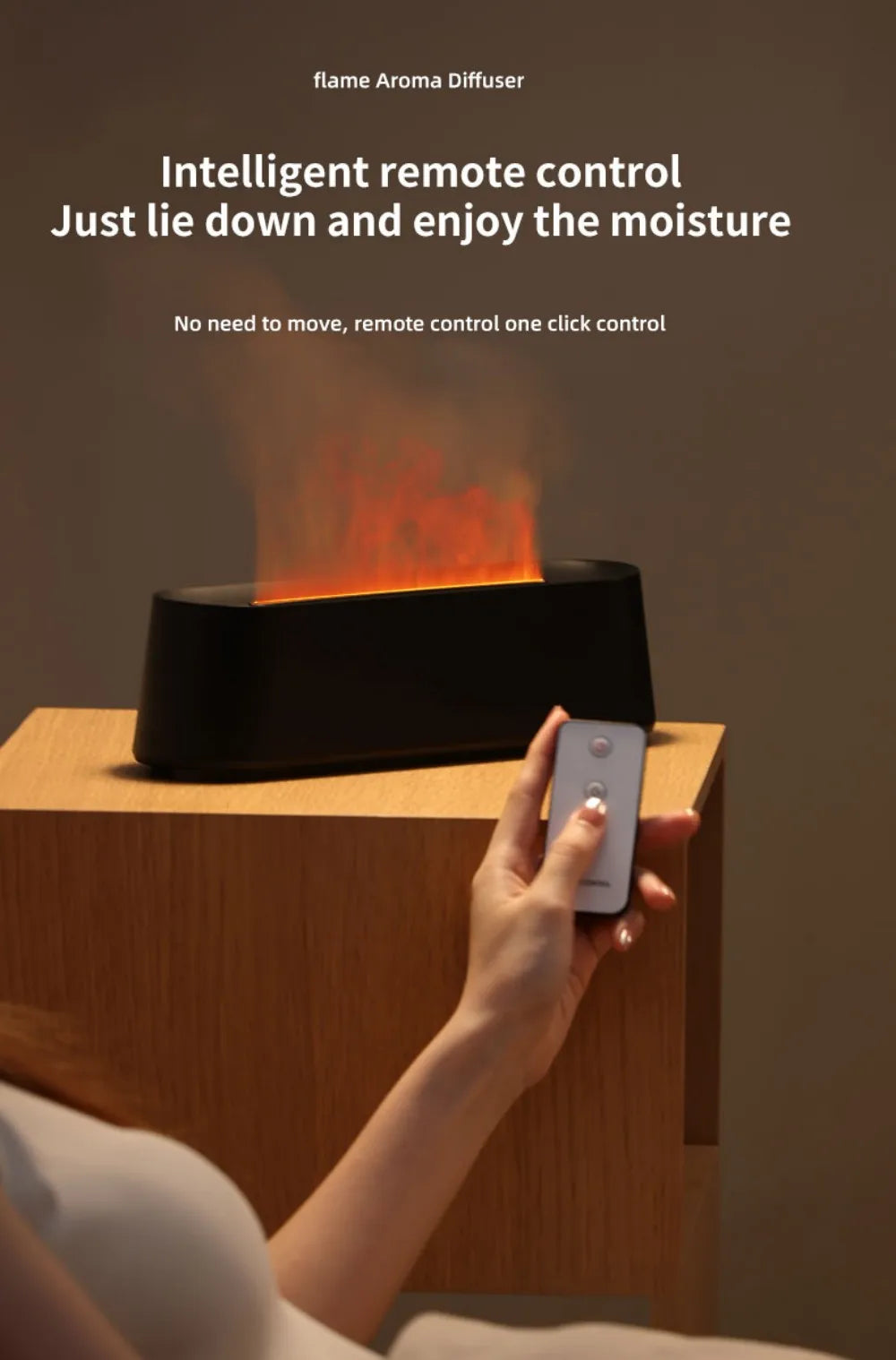 Flame Simulation Aromatherapy Diffuser