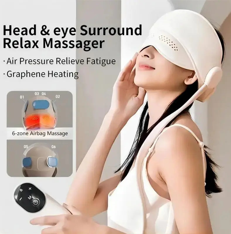 Pneumatic Head Massager