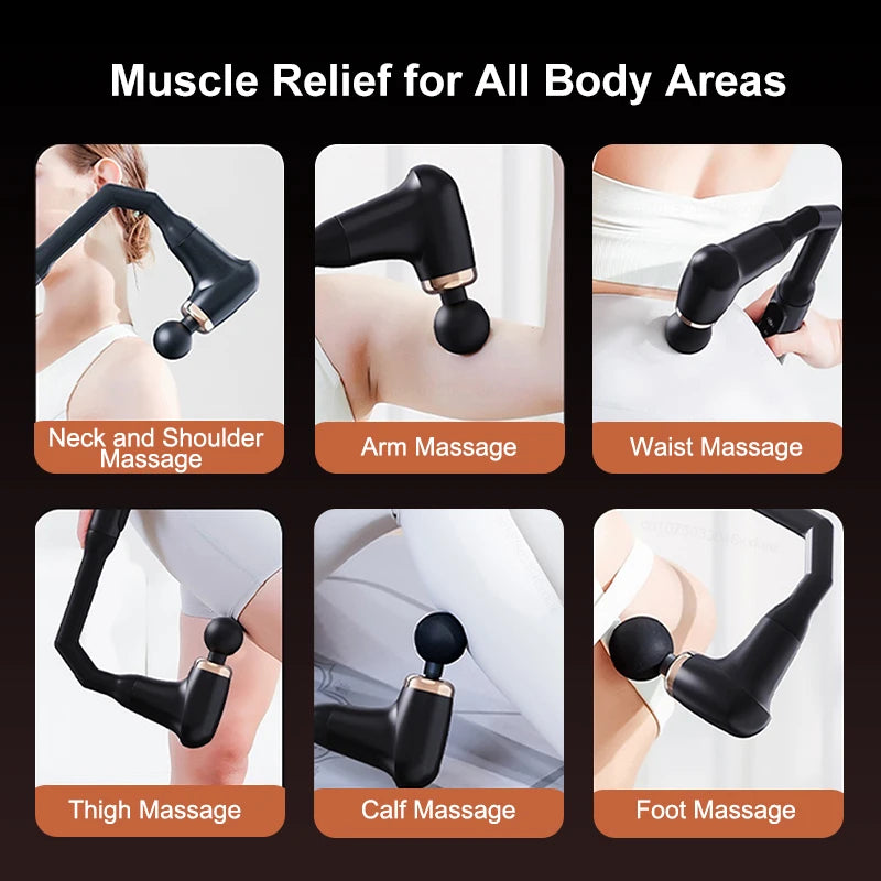 Portable Fascia Massager With Extended Handle