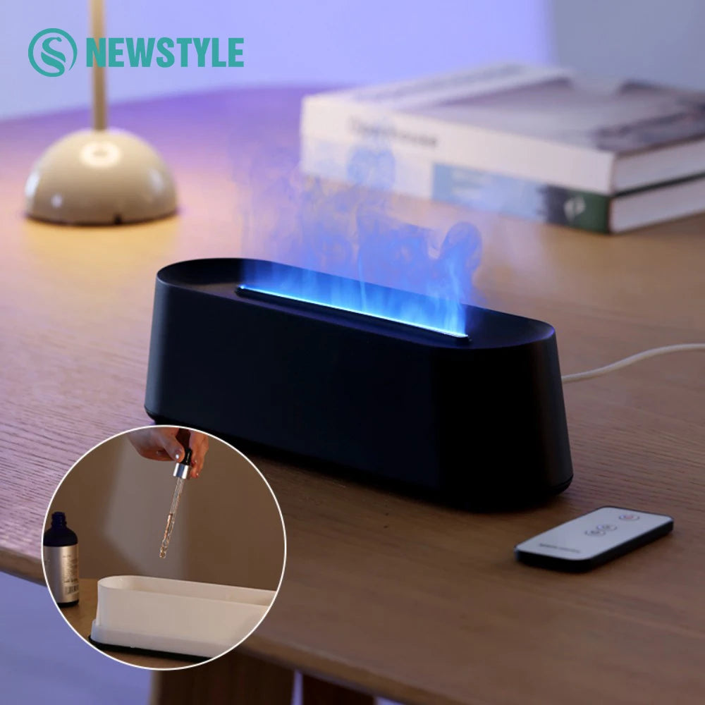 Flame Simulation Aromatherapy Diffuser