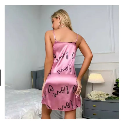 Scoop Neck Criss Cross Back Nightgown