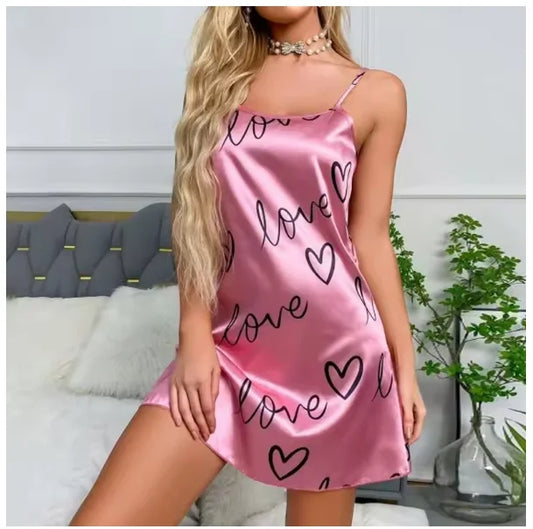 Scoop Neck Criss Cross Back Nightgown