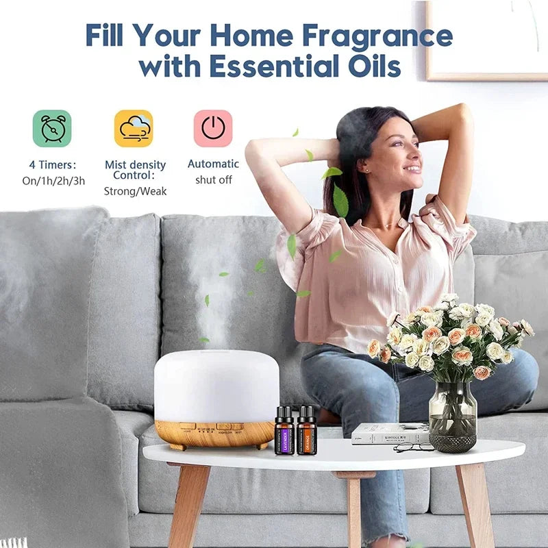 Wood Grain Essential Oil Diffuser