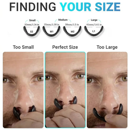 Nasal Dilators Starter Kit Magnetic Nose Strips 30 Days/Box