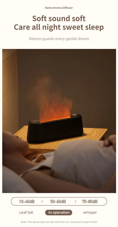 Flame Simulation Aromatherapy Diffuser