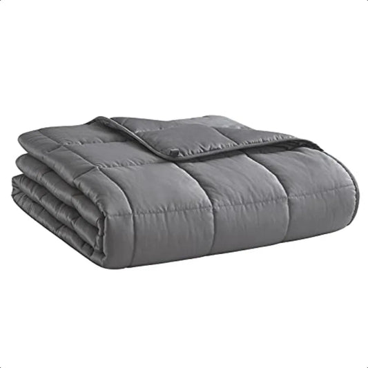 Weighted Blanket Dark Grey 15lbs Twin Size