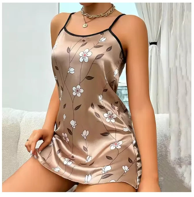 Scoop Neck Criss Cross Back Nightgown