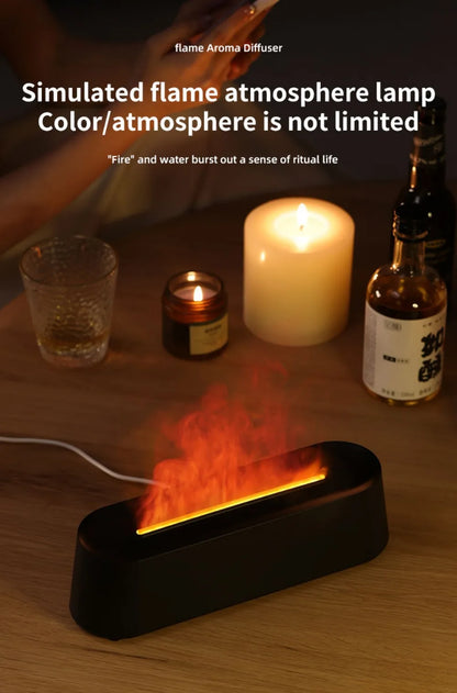 Flame Simulation Aromatherapy Diffuser