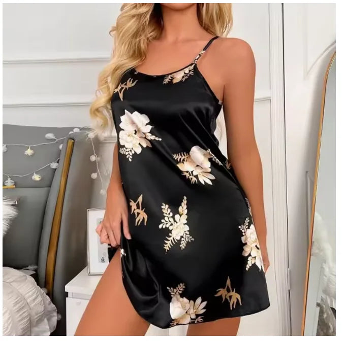 Scoop Neck Criss Cross Back Nightgown