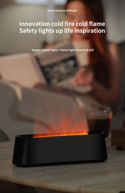 Flame Simulation Aromatherapy Diffuser
