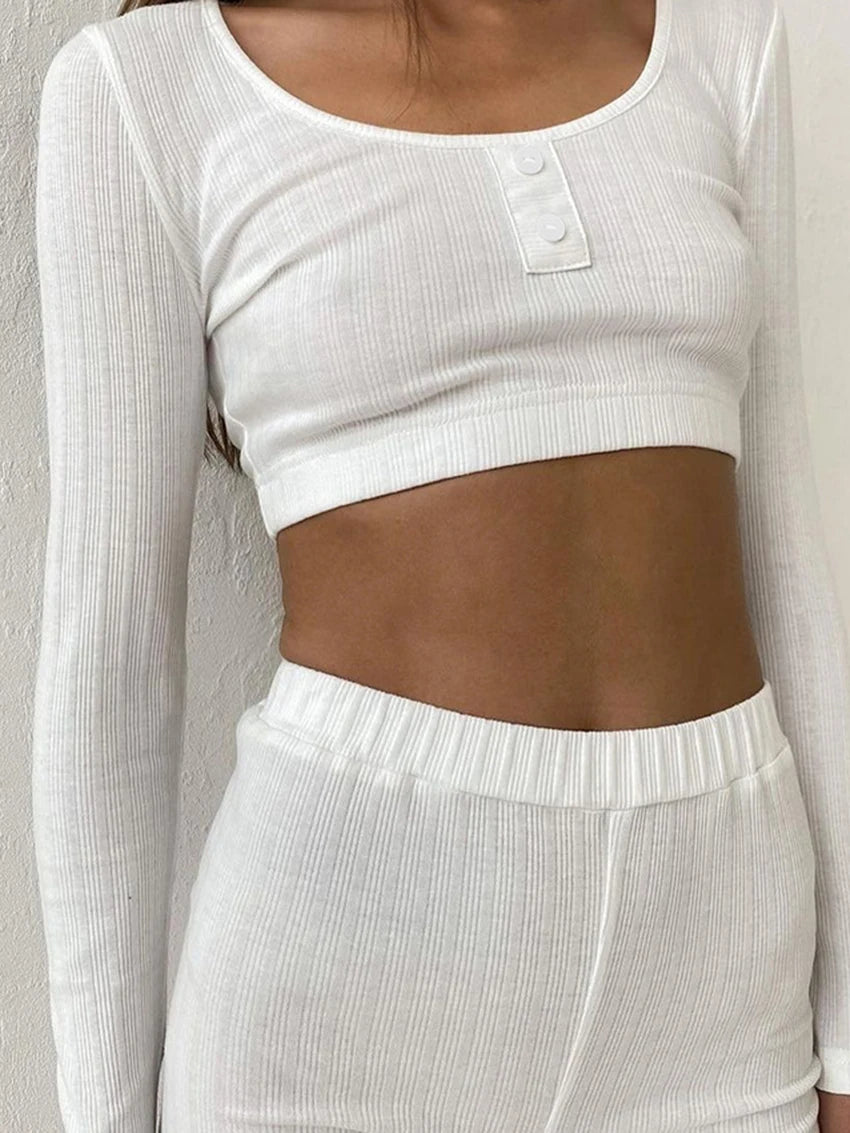 Martha Q 2 Piece Long Sleeve Nightie