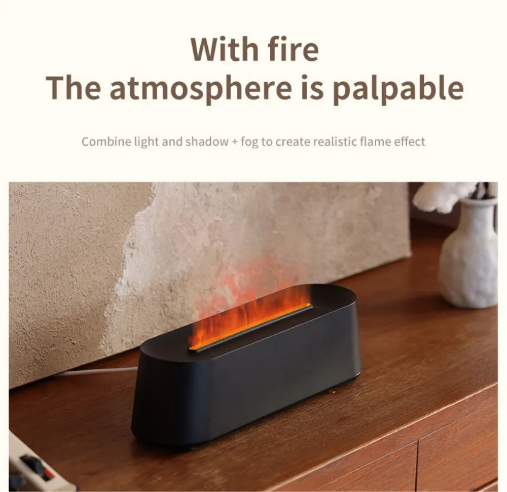 Flame Simulation Aromatherapy Diffuser