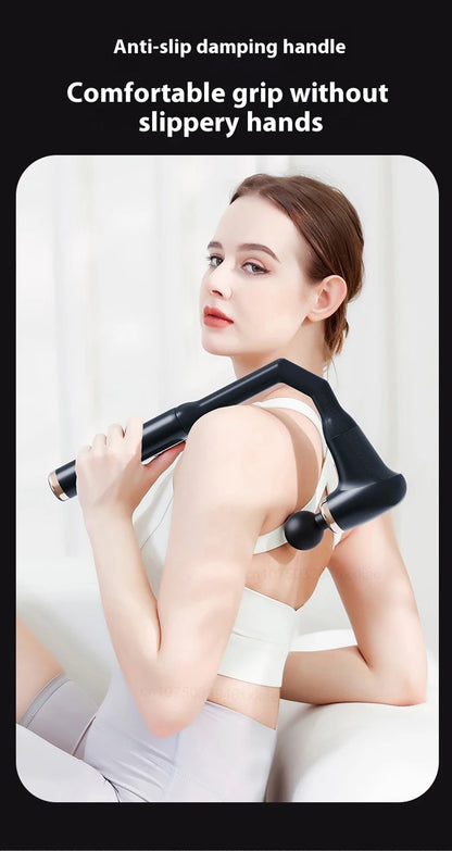 Portable Fascia Massager With Extended Handle