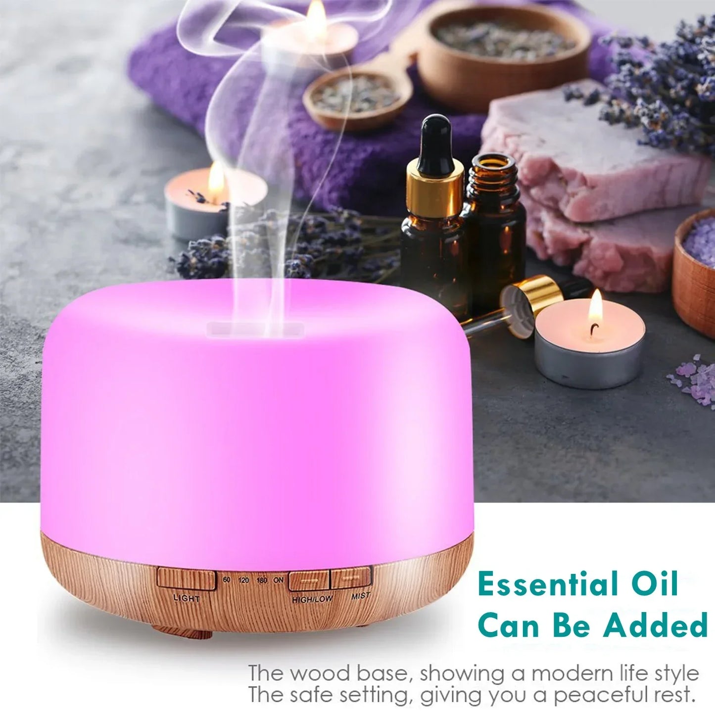 Wood Grain Essential Oil Diffuser