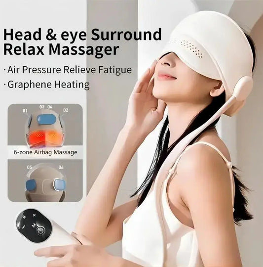 Pneumatic Head Massager