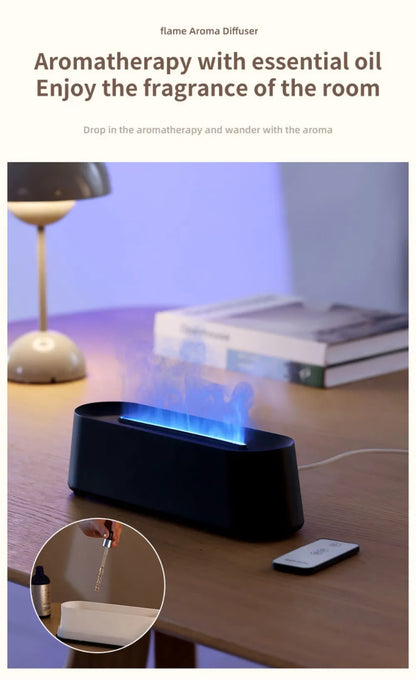 Flame Simulation Aromatherapy Diffuser