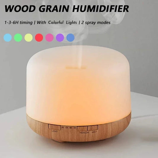 Wood Grain Essential Oil Diffuser