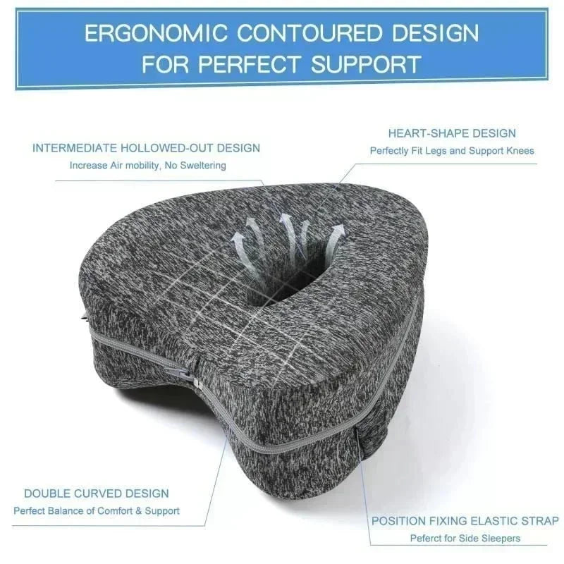 Memory foam leg pillow