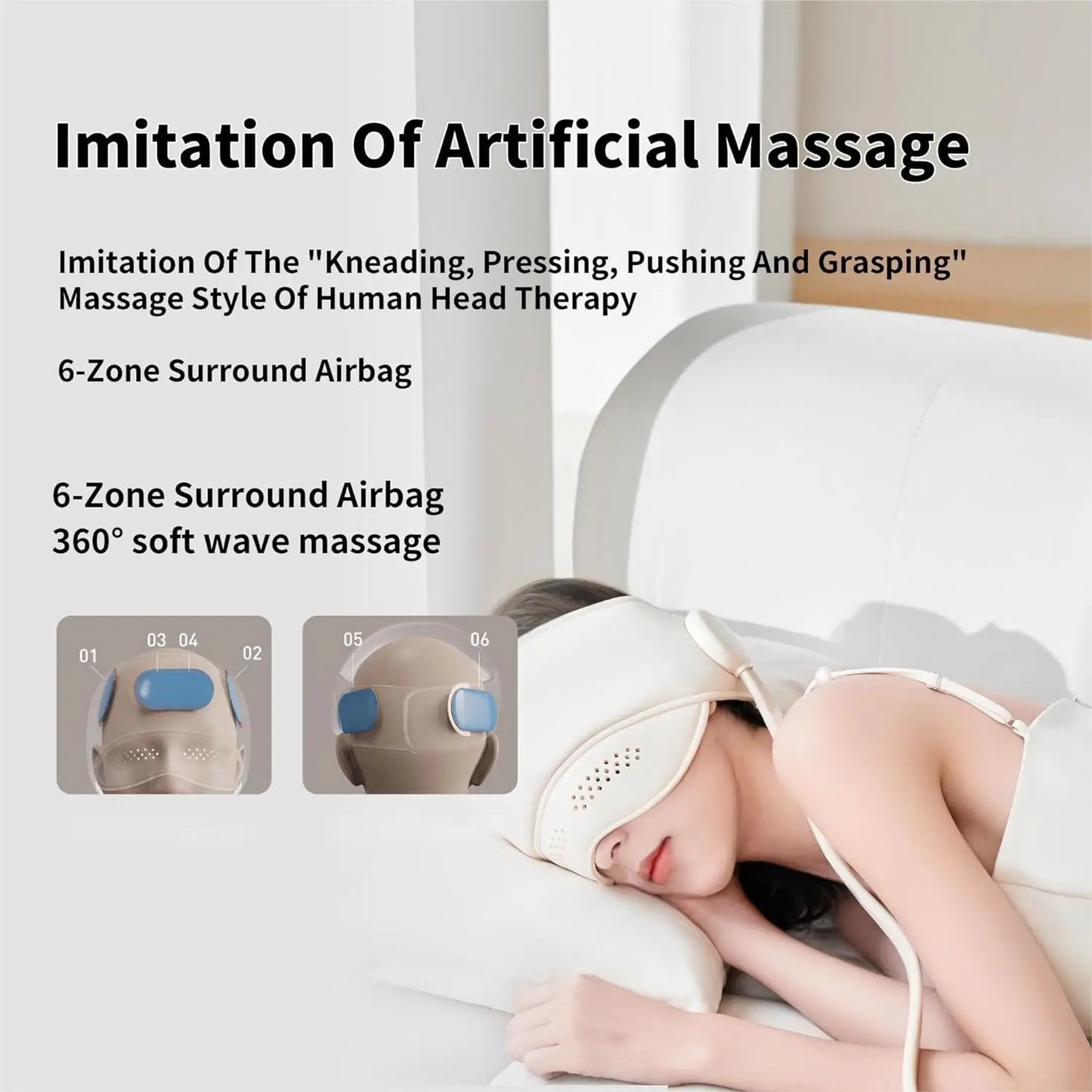 Pneumatic Head Massager