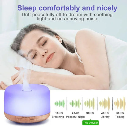 Wood Grain Essential Oil Diffuser
