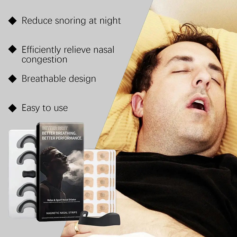 Magnetic Nasal Dilator Strips