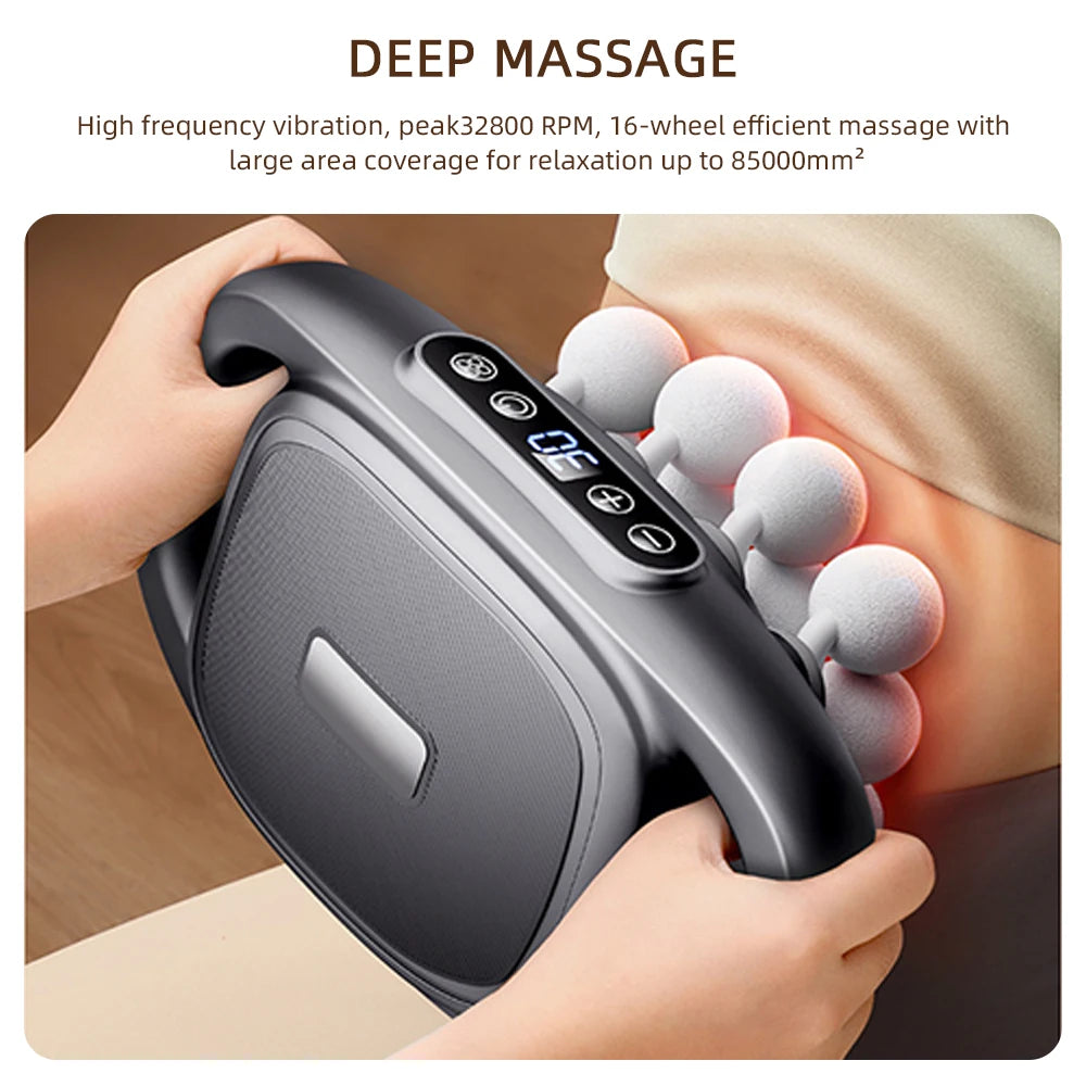 16-Head Fascia Body Massager