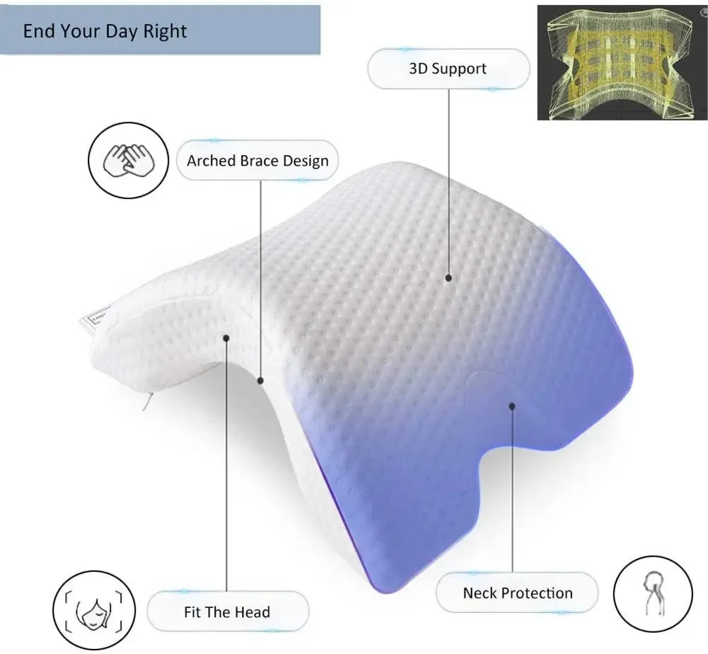 Arched Hollow Orthopedic Pillow